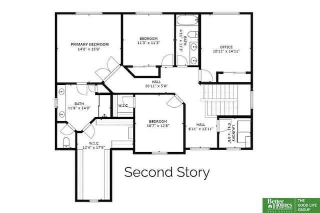 14611 S 24th St, Bellevue, NE 68123 - view of room layout