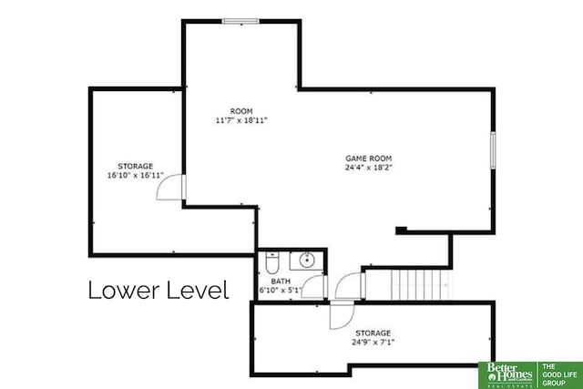 14611 S 24th St, Bellevue, NE 68123 - view of home floor plan