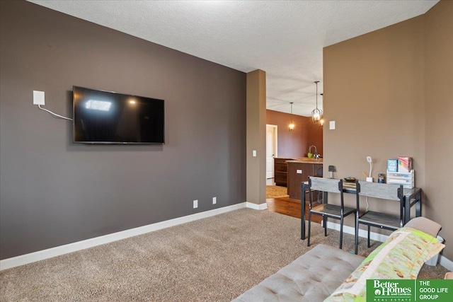 14611 S 24th St, Bellevue, NE 68123 - living area featuring carpet and baseboards