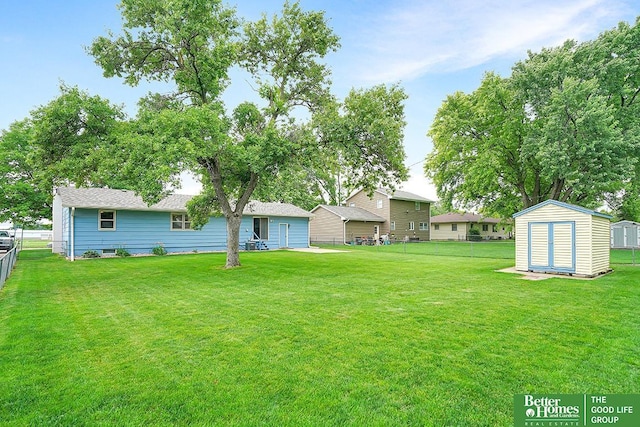 1800 N Clarmar Ave, Fremont, NE 68025 - fenced backyard featuring a storage shed