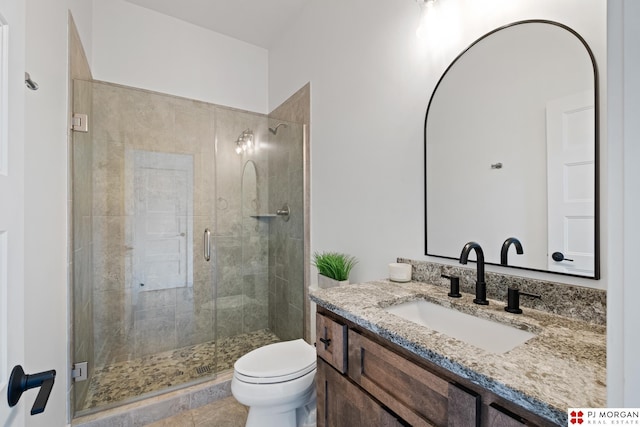 21034 X St, Omaha, NE 68022 - full bath featuring vanity and a shower stall