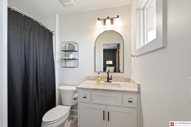 21034 X St, Omaha, NE 68022 - full bathroom featuring vanity and curtained shower