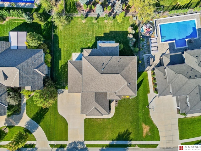 21034 X St, Omaha, NE 68022 - aerial perspective of suburban area