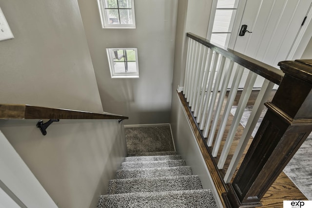 6015 S 193rd St, Omaha, NE 68135 - stairs with baseboards
