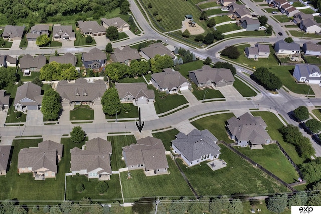6015 S 193rd St, Omaha, NE 68135 - aerial overview of property's location with nearby suburban area