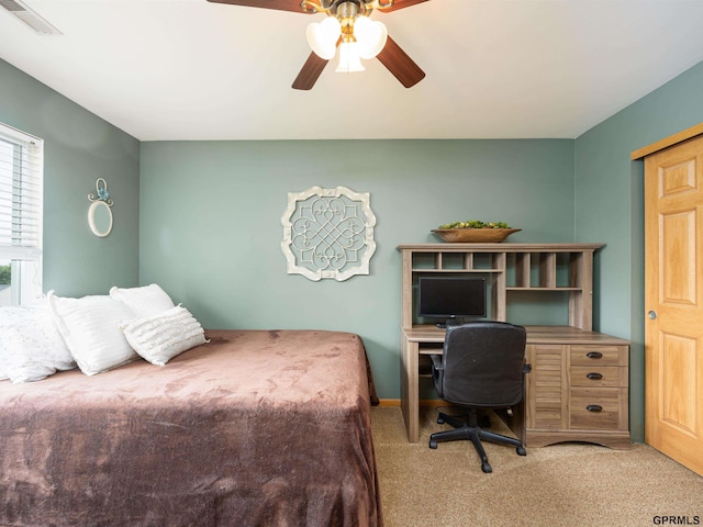 15413 Bondesson St, Bennington, NE 68007 - carpeted bedroom featuring a ceiling fan