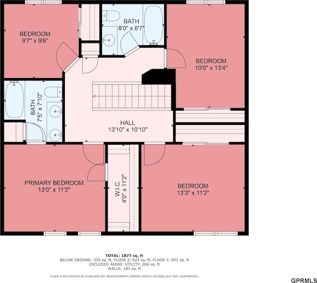 15413 Bondesson St, Bennington, NE 68007 - view of property floor plan