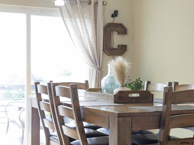15413 Bondesson St, Bennington, NE 68007 - dining area featuring healthy amount of natural light