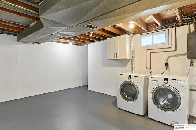 3207 S 121st St, Omaha, NE 68144 - laundry area with independent washer and dryer and electric panel