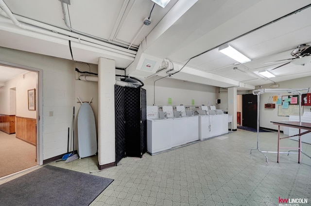 4000 S 56th St Unit 130C, Lincoln, NE 68516 - communal laundry room featuring separate washer and dryer