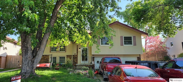 2514 Jack Pine St, Bellevue, NE 68123 - bi-level home with a garage