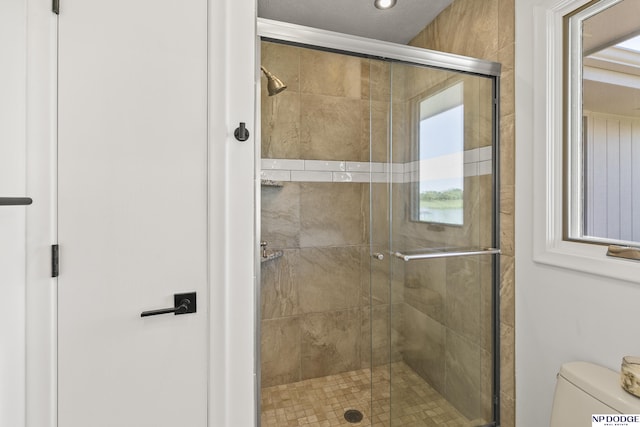 12328 Rose Ln, Omaha, NE 68154 - bathroom with a shower stall