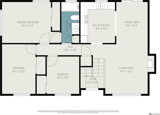 2219 Independence Dr, Lincoln, NE 68521 - view of floor plan / room layout