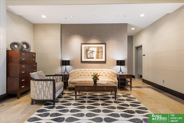 200 S 31st Ave Unit 4209, Omaha, NE 68131 - living area featuring recessed lighting