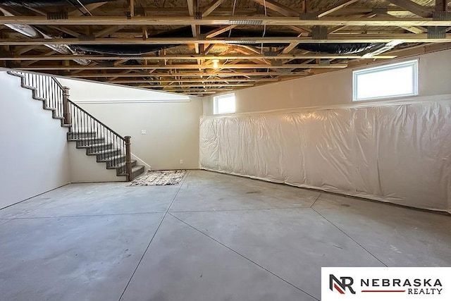 11701 S 119th Ave, Papillion, NE 68046 - basement featuring stairs