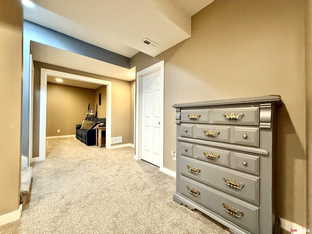 120 Snow Valley Cir, Palmyra, NE 68418 - hallway with carpet floors and baseboards
