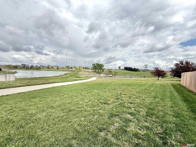 120 Snow Valley Cir, Palmyra, NE 68418 - view of yard with a water view