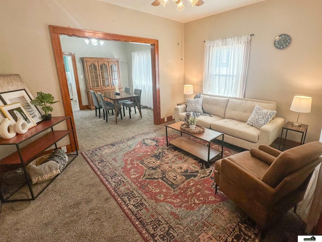624 A St, Lincoln, NE 68502 - view of carpeted living room