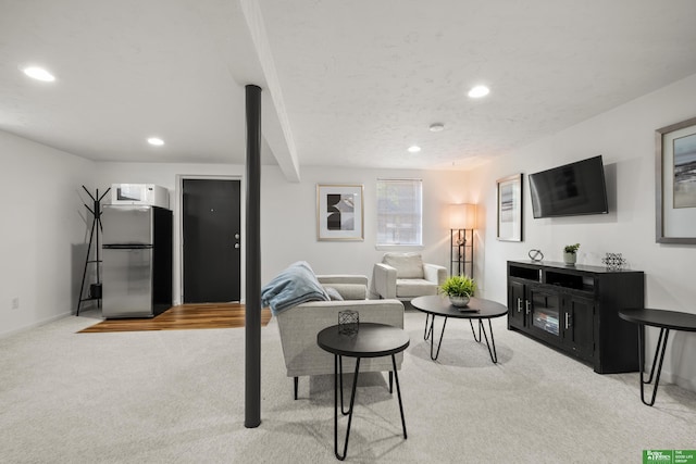2330 S 90th St, Omaha, NE 68124 - living room with light colored carpet and recessed lighting