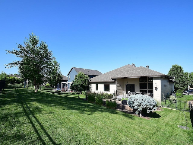 6535 N 157th St, Omaha, NE 68116 - back of property with roof with shingles