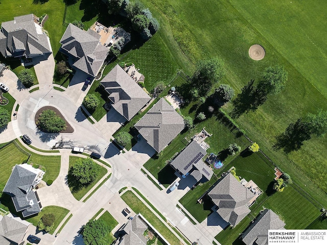 6535 N 157th St, Omaha, NE 68116 - aerial view of property and surrounding area with nearby suburban area