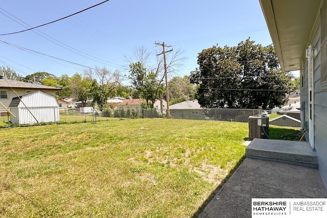 7025 S 41st St, Bellevue, NE 68147 - fenced backyard with a storage unit