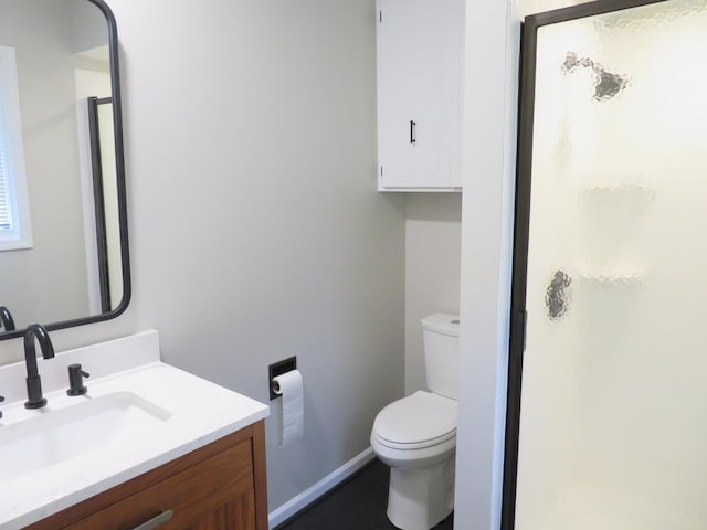 933 N 150th St, Omaha, NE 68154 - bathroom with a shower stall and vanity