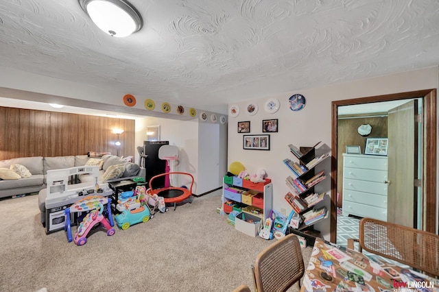 8032 E Avon Ln, Lincoln, NE 68505 - playroom with carpet flooring and a textured ceiling