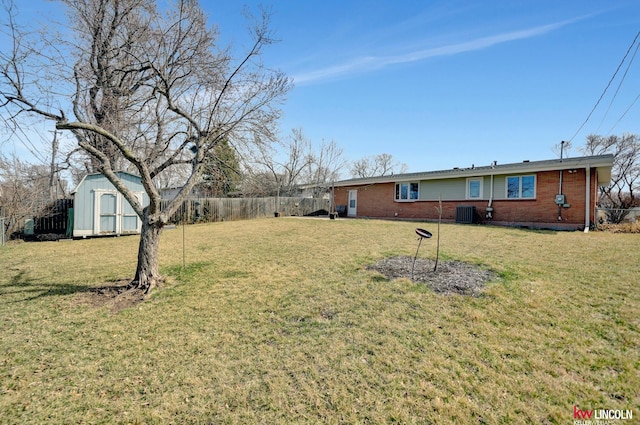 8032 E Avon Ln, Lincoln, NE 68505 - fenced backyard with a storage shed