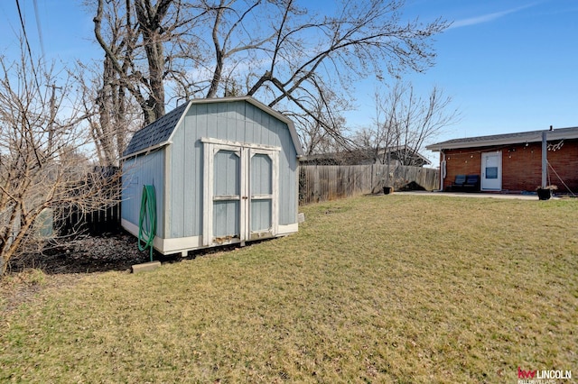8032 E Avon Ln, Lincoln, NE 68505 - view of shed with a fenced backyard