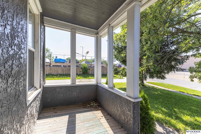 6316 Spencer St, Omaha, NE 68104 - view of unfurnished sunroom