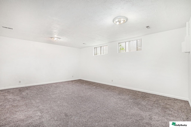 13229 Glenn St, Omaha, NE 68138 - spare room with carpet flooring and a textured ceiling