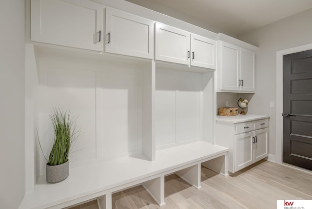 5608 N 212th St, Elkhorn, NE 68022 - mudroom featuring light wood-style floors and baseboards