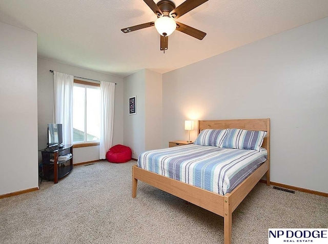 724 N 155th Ave, Omaha, NE 68154 - bedroom featuring carpet floors and ceiling fan