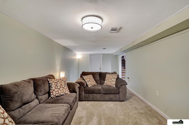 4415 S St, Lincoln, NE 68506 - carpeted living area with baseboards