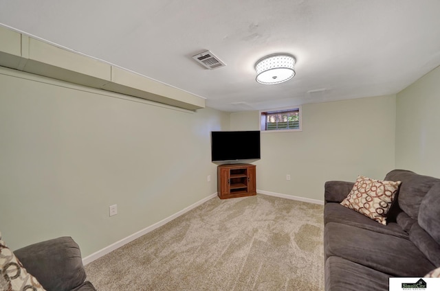 4415 S St, Lincoln, NE 68506 - carpeted living area featuring baseboards