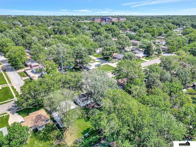 4415 S St, Lincoln, NE 68506 - drone / aerial view of a heavily wooded area