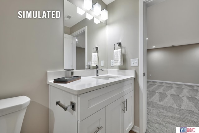 246 N 105th St, Lincoln, NE 68527 - bathroom with toilet and vanity