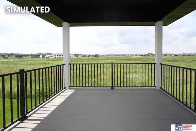 941 N 104th St, Lincoln, NE 68527 - view of wooden terrace