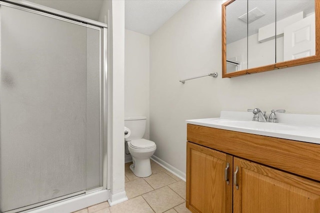 3052 S 46th Ave, Omaha, NE 68106 - full bath with vanity, a shower stall, and tile patterned floors