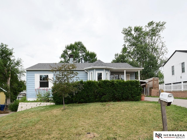 7626 S 41st St, Bellevue, NE 68147 - view of front of home featuring a front lawn