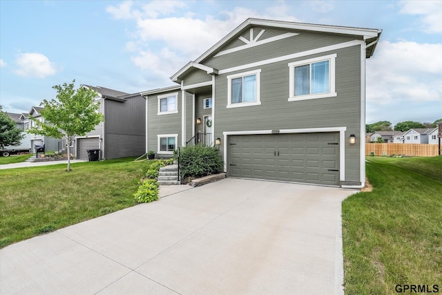 7794 N 88th St, Omaha, NE 68122 - view of front of house with a garage and concrete driveway