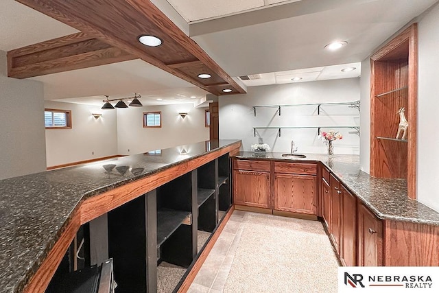 437 S 90th St, Omaha, NE 68114 - bar featuring recessed lighting and light tile patterned flooring