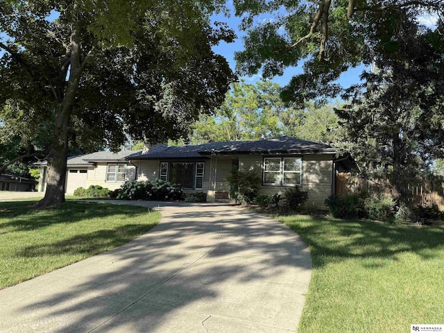 437 S 90th St, Omaha, NE 68114 - ranch-style house featuring an attached garage, driveway, and a front lawn
