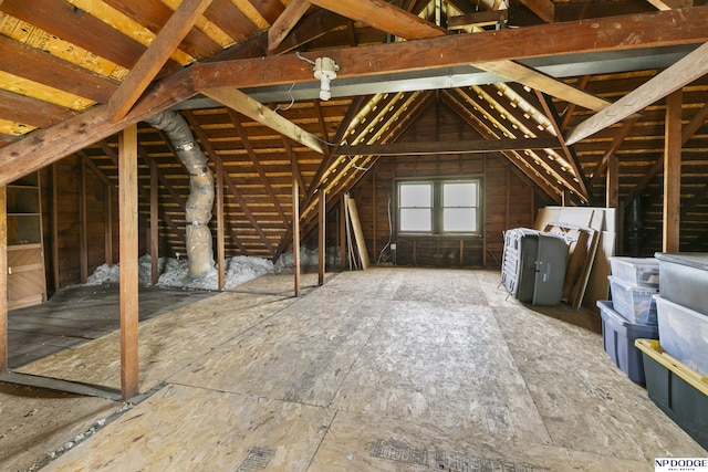 4340 Miami St, Omaha, NE 68104 - view of unfinished attic