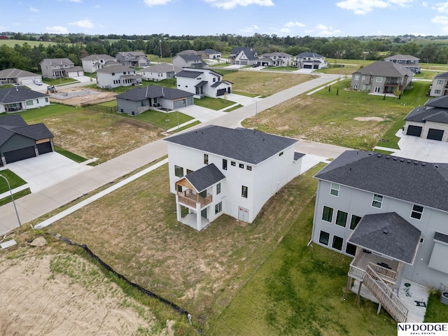 11001 N 170th St, Bennington, NE 68007 - aerial perspective of suburban area