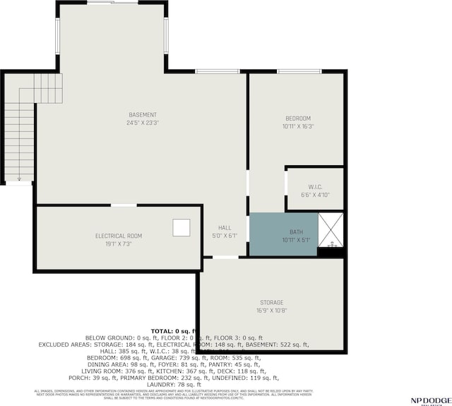 11001 N 170th St, Bennington, NE 68007 - view of property floor plan