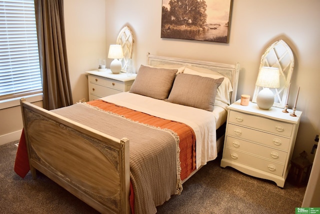 5445 Kestrel Pkwy, Omaha, NE 68022 - bedroom featuring dark carpet