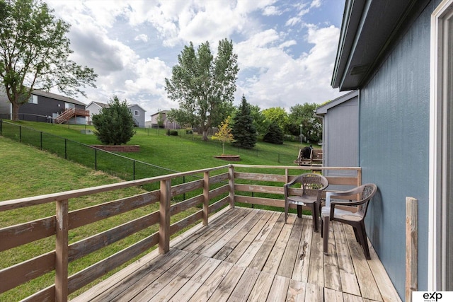 6633 N 115th St, Omaha, NE 68164 - view of wooden terrace