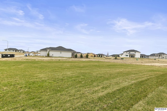 20976 Ogden St, Elkhorn, NE 68022 - view of green lawn with a residential view